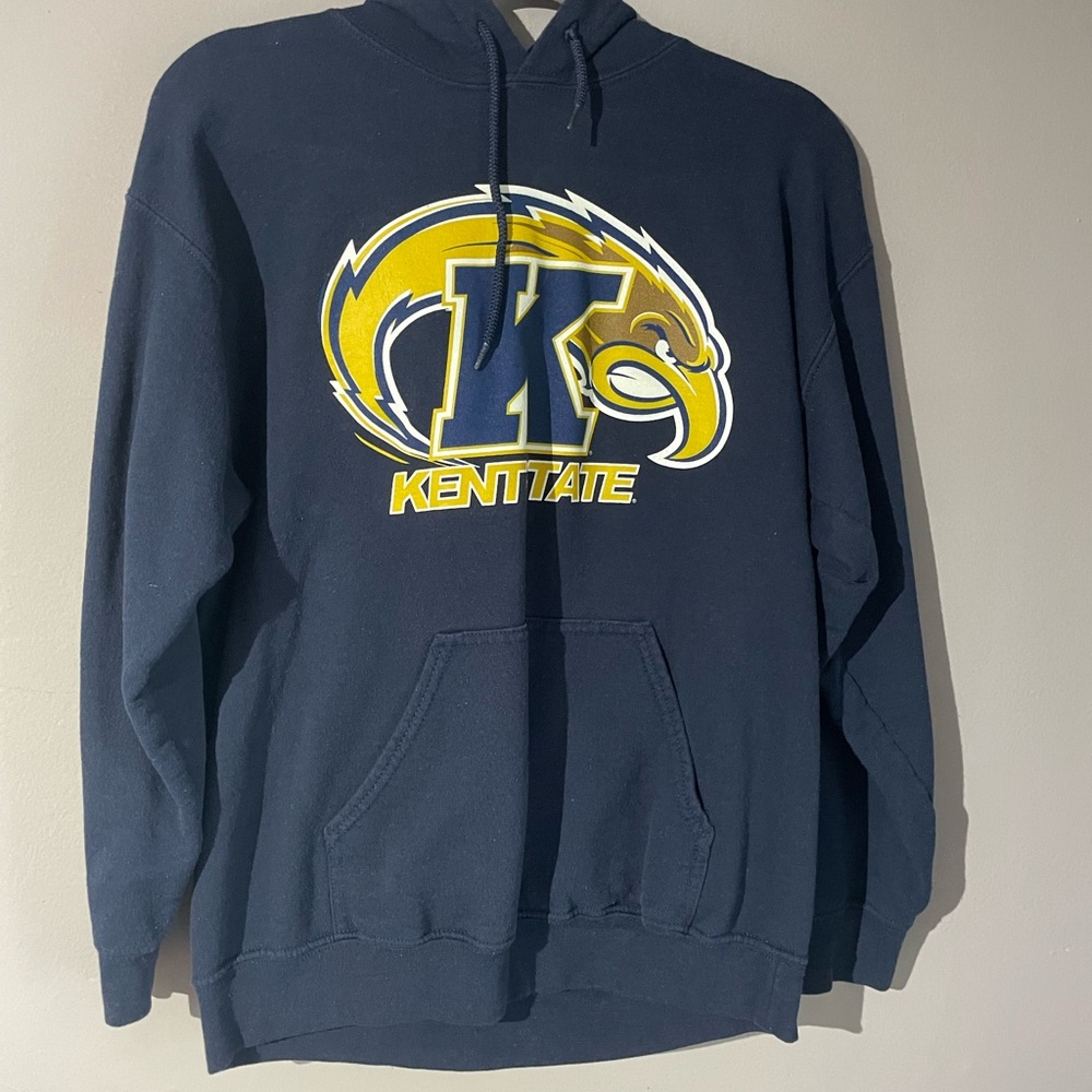 Fanatics Navy and Gold Kent State Hoodie